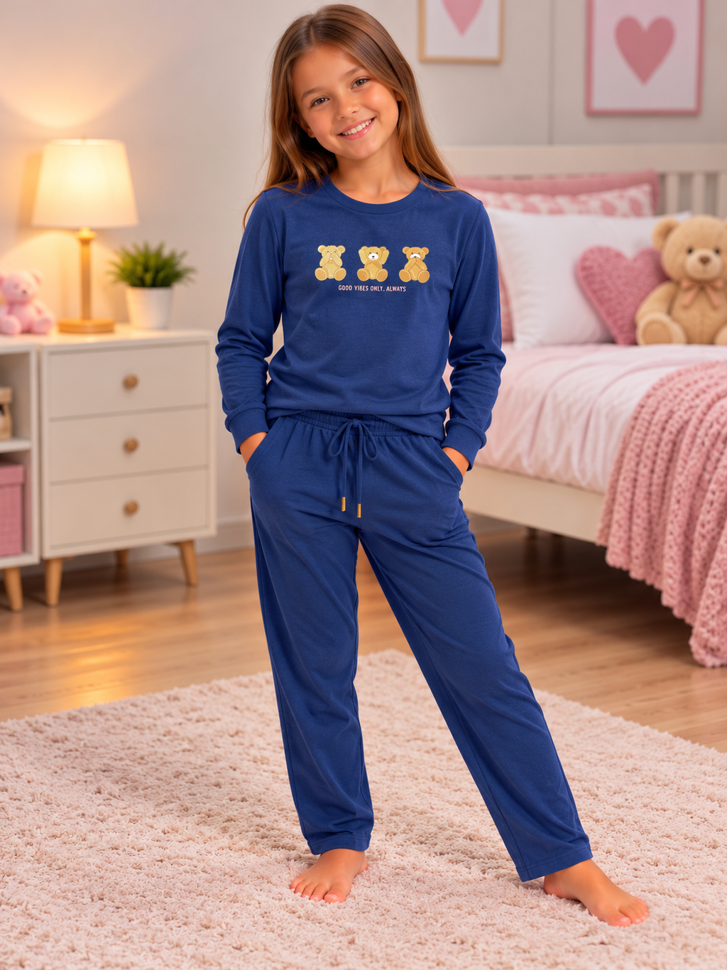 Pigiama bimba orsetti Blu