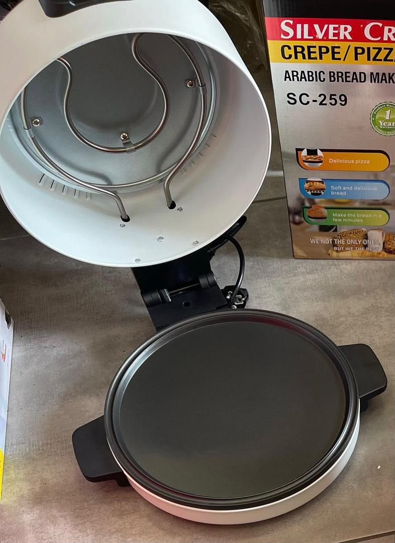 Fornetto elettrico Silver Crest SC-259 per crepes pizza e pane arabo